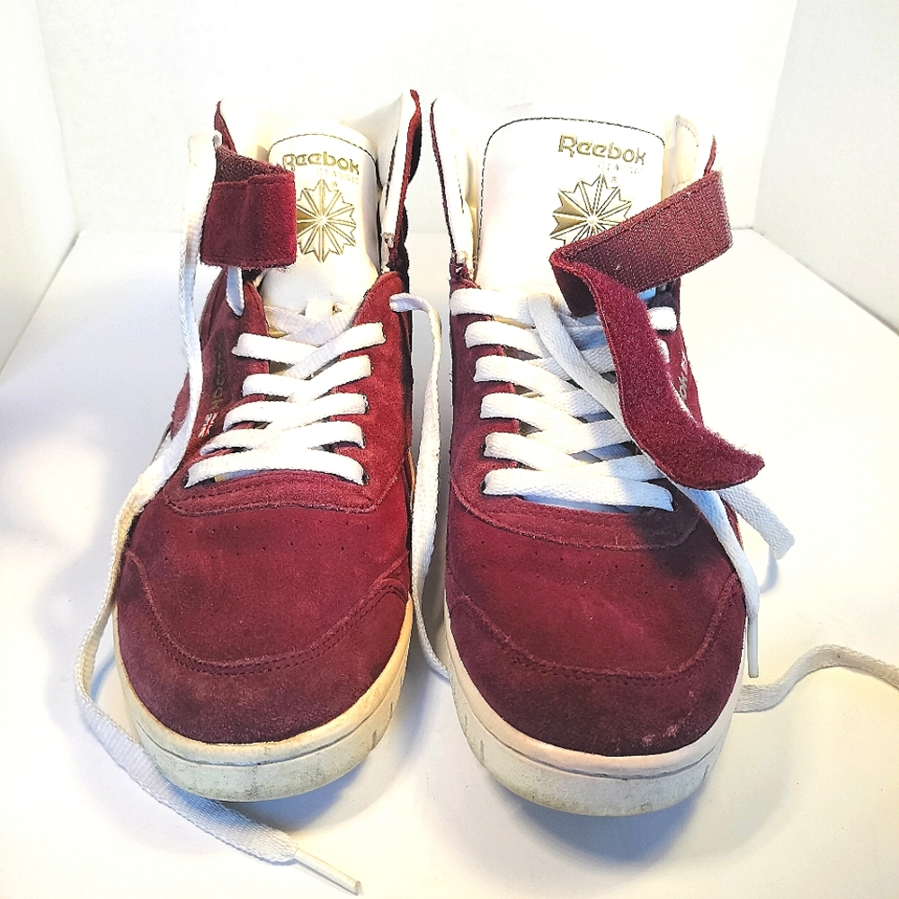 Reebok's EX-O high fit maroon classic high tops size men's 9.